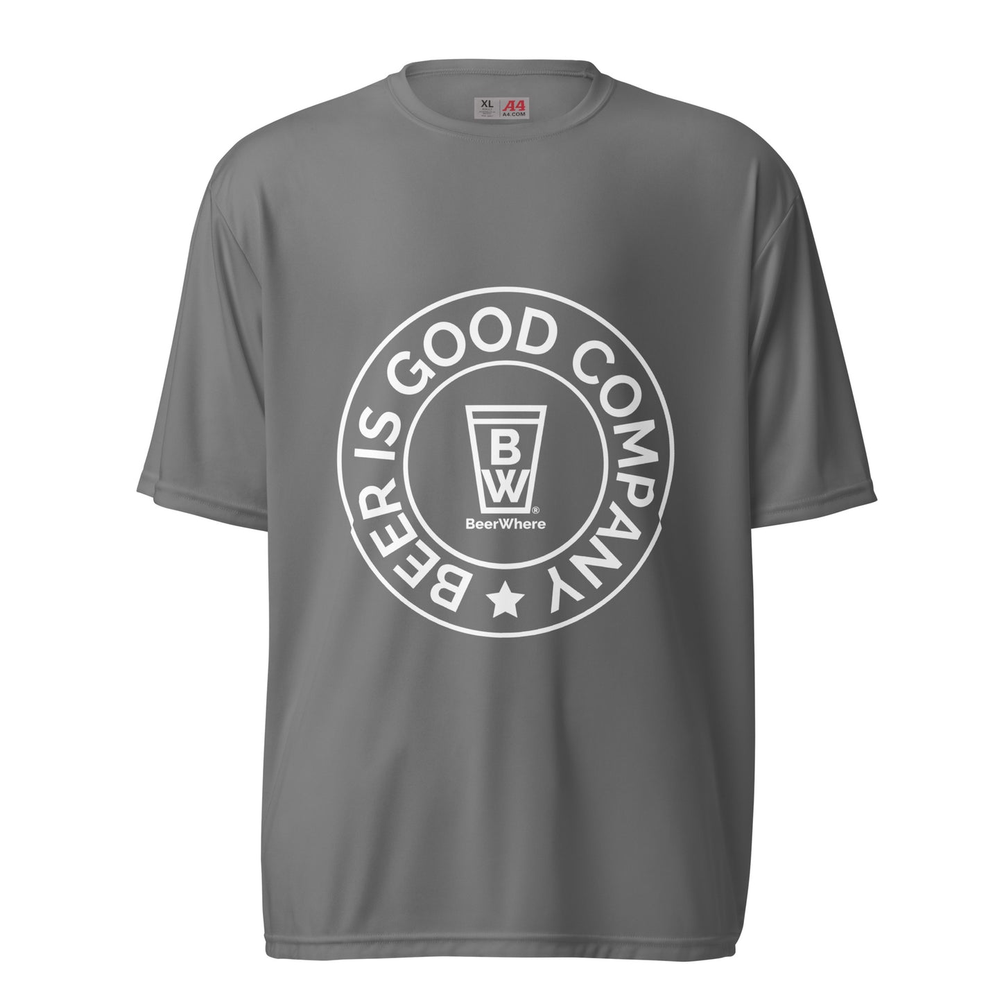 Performance Crew Neck T-shirt | Beer Is Good Company | Unisex