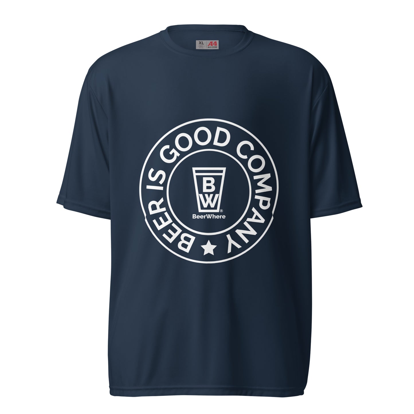 Performance Crew Neck T-shirt | Beer Is Good Company | Unisex